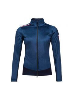 ROSSIGNOL卢西诺女款滑雪服内搭内穿速干弹力滑雪运动服保暖衣-Dark Blue-XXS