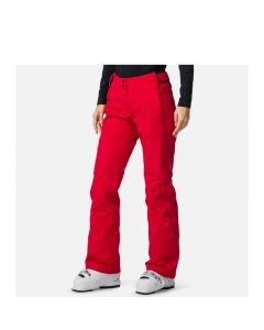 ROSSIGNOL卢西诺女士户外双板滑雪裤3m新雪丽透气防水雪裤保暖冬-Red-XS