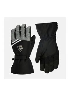 ROSSIGNOL金鸡男士滑雪手套IMP'R防水透气运动手套保暖手套冬季-灰黑色-S