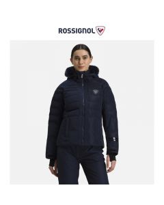 ROSSIGNOL金鸡卢西诺女士滑雪服单双板雪服防水DWR滑雪夹克外套-Dark Blue-XS