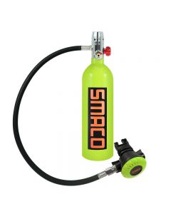 SMACO水下呼吸器罐s400便携瓶1L +便携背带
