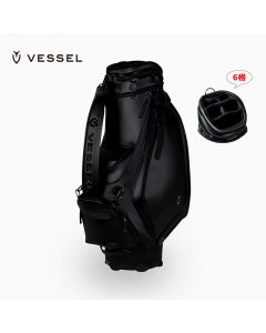 VESSEL 高尔夫球包男士 支架包 9 寸 /6 格  5kg  8830119-Black