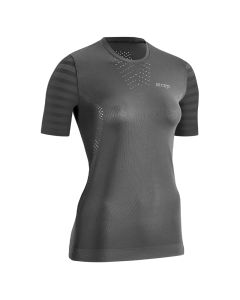 CEP 超薄短袖运动t恤速干衣女跑步健身训练瑜伽服-Black-XS