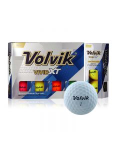 VOLVIK高尔夫球 VIVID XT四层球 比赛用球 远距离彩色球-White