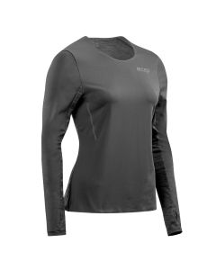 CEP Run shirt 长袖女运动上衣T恤  瑜伽跑步透气健身衣-Black-S