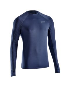 CEP Cold weather跑步健身服男运动上衣-Blue-S