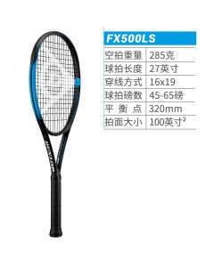 DUNLOP邓禄普网球拍 专业拍 F X 500 LS
