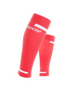 CEP 男女跑步运动马拉松护腿袜套 跑者压缩小腿套-Men-Red-III