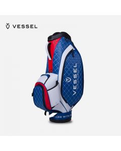 VESSEL 高尔夫球包男士 支架包 9 寸 /6 格 4.3kg  8808118-Dark Blue