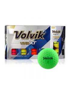 VOLVIK高尔夫球 VIVID XT四层球 比赛用球 远距离彩色球-Green