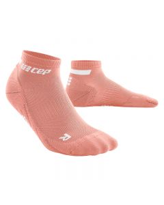 CEP 女士马拉松运动短筒袜 跑步者压缩袜-Pink-II