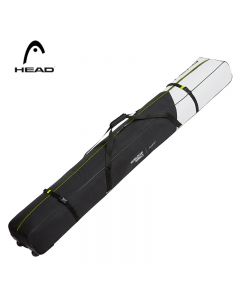 HEAD海德 新款男女滑雪度假旅行拉杆箱双板包双肩滑雪鞋包-黑/白
