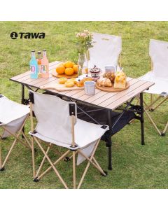 TAWA 露营户外 桌椅便携式 折叠蛋卷桌子椅子套装