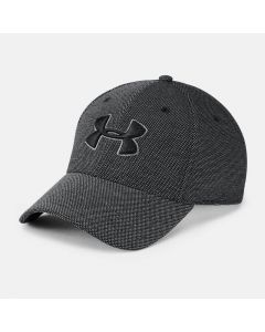 Under Armour 安德玛高尔夫球帽 运动帽子 透气健身帽 棒球帽男-灰黑色
