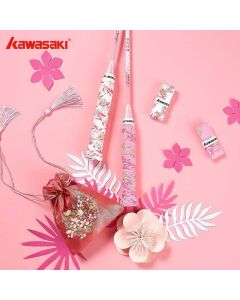 Kawasaki川崎羽毛球拍手胶吸汗带 繁花似锦 X1 5条装：白色 3条，粉色2条