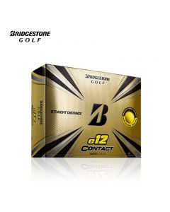 普利司通（Bridgestone） 触威凹槽直线距离款E12 CONTACT 高尔夫三层球 -Yellow