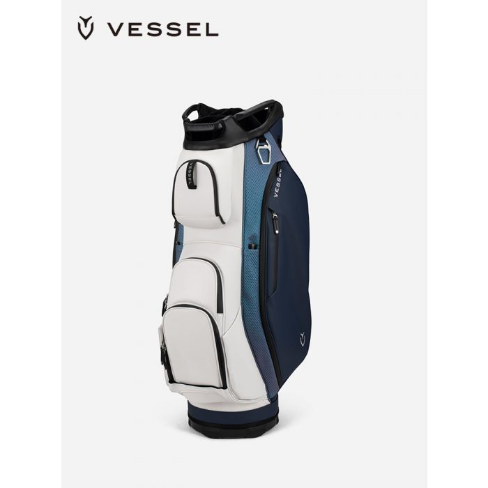 VESSEL 高尔夫球包男士合成皮革支架包9寸/7 格3kg 9030121