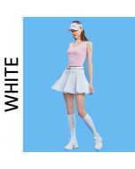 CHUCUCHU 高尔夫服饰 女装 夏装纯白色百褶裙（无 LOGO）