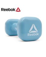 锐步(Reebok) 哑铃 健身运动训练器材 女士包胶小哑铃  RAWT-11154 蓝色-4kg/只