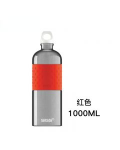 瑞士SIGG进口运动水壶户外旅行水瓶大容量便携防摔健身房金属水杯-Red