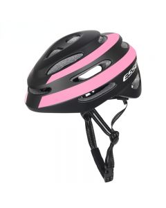 220g自行车头盔山地公路车一体单车安全帽夏季骑行装备男女通风-Pink