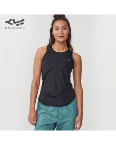 ROHNISCH卢奈诗 Solid轻柔感运动跑步健身瑜伽背心女 经典修身款-Black-S