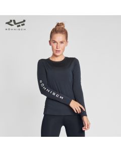 ROHNISCH卢奈诗Heritage 长袖衫运动冬季跑步健身上衣户外训练服-Black-XS