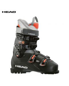 HEAD海德 秋冬新款女双板滑雪鞋中高级高山全地域雪鞋EDGE LYT 90-Black-EU 34