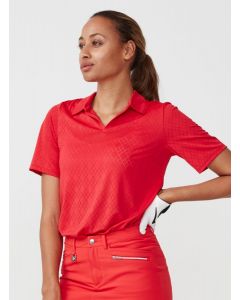 ROHNISCH-Argyle Poloshirt-Ladies Golf Apparel Short Sleeve POLO Shirt