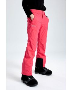 芬兰HALTI 女士防风防水经典直筒双板保暖滑雪裤H059-2253-Red-165