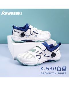 Kawasaki川崎羽毛球运动鞋羽毛球鞋 K-530 白色/黛色