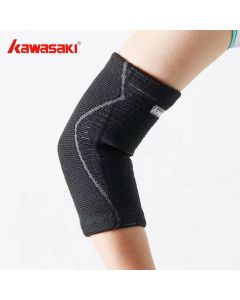 Kawasaki川崎运动护具青少年针织护肘（两个装） KF-3707 -Black