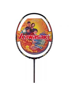 Kawasaki川崎羽毛球拍金半星羽拍 PASSION P22 空拍单支-黑/红