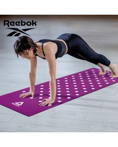 锐步（Reebok）健身垫男女7mm加厚防滑瑜伽垫初学者运动舞蹈垫RAMT-12235-Purple