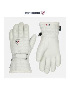 ROSSIGNOL金鸡女士滑雪手套精选IMPR防水皮手套保暖透气冬季手套