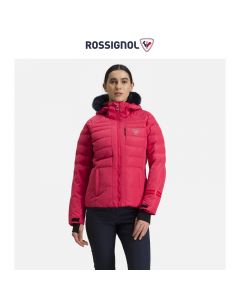 ROSSIGNOL金鸡卢西诺女士滑雪服单双板雪服防水DWR滑雪夹克外套-Red-XS