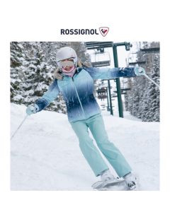 ROSSIGNOL金鸡女童儿童滑雪服夹克防水保暖DWR青少年雪服单双板
