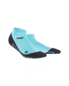 CEP 女士运动跑步马拉松骑车短筒袜子 轻薄运动袜-Blue-IV