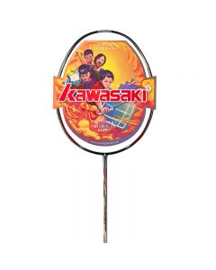 Kawasaki川崎羽毛球拍金三星羽拍 天网SKYNET X5 单支空拍-Red