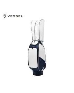 VESSEL 高尔夫球包男士 支架包 9 寸 /6 格 4.5kg  8730219 -白/蓝