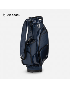 VESSEL 高尔夫球包男士 合成皮革支架包 8.5 寸 /6 格 4kg  8730120-Blue