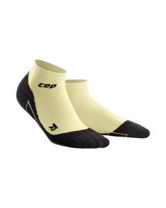 CEP 女士运动跑步马拉松骑车短筒袜子 轻薄运动袜-Yellow-IV