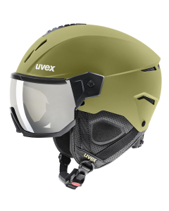 uvex 优维斯 运动滑雪头盔 盔镜一体雪镜   instinct visor 哑光鳄鱼色 S56626030