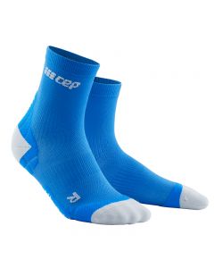 CEP 男士运动跑步马拉松中筒袜 超轻压缩袜-Blue-III