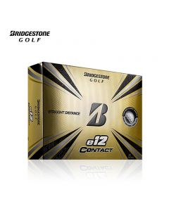 普利司通（Bridgestone） 触威凹槽直线距离款E12 CONTACT 高尔夫三层球 -White