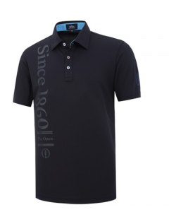 Mizuno-高尔夫服装男士短袖T恤-Black-M